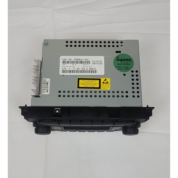 05 06 07 Chrysler CD Player Radio REF OEM LKQ-part # P05064173AG. Tested - Picture 2 of 6